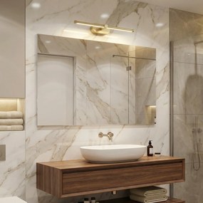 Applique da bagno LED APP1892-1W 40 cm BRUSH GOLD