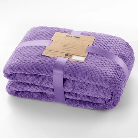Coperta in microfibra viola, 70 x 150 cm Henry - DecoKing