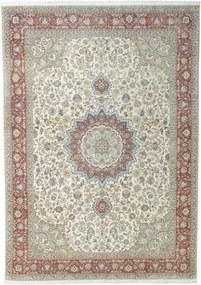 Tabriz Tappeto 350 x 250 Beige (Iran) Annodato A Mano