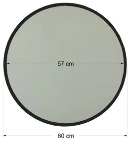 Specchio da parete AYNA 60 cm nero