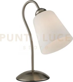 Lume da appoggio 1162 nickel 1 luce attacco e14 21x29cm