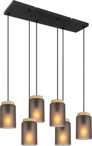 Lampada APP1813-6CP Frosted Grey