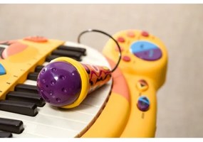 B-Toys - Pianoforte per bambini con microfono Cat 4xAA