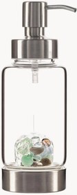 Dispenser sapone fatto a mano con inserto di pietra preziosa Forever Young