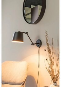 Lampada da parete nera Hajo - White Label