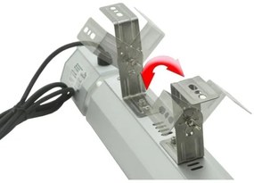 Riscaldatore a infrarossi 1000/2000W/230V IP55 + telecomando