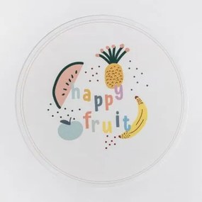 Tovaglietta rotonda individuale plastificata Fruti Kids Multicolore - Sklum