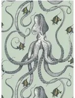 Josephine Munsey Carta da parati Octopoda Grand - Radmoor Blue