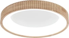 Brilagi - Plafoniera LED FALCON WOOD MODERN LED/40W/230V Ø 60 cm, finitura in legno