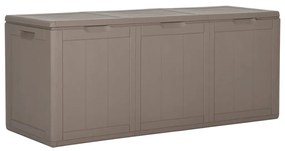 Baule Da Giardino 270 L Marrone İn Rattan Pp /