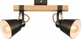 Faretto RETRO 2xE27/40W/230V marrone