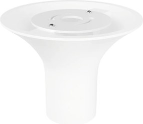Plafoniera Ø167x90mm GU10 in Gesso Pitturabile Rotonda
