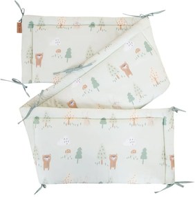 Paracolpi verde chiaro in cotone 170 cm Woodland Buddies – Roba