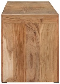 Panca 160x38x45 cm in legno massello di acacia