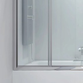 Parete vasca angolare 140x80cm P2000S - KAMALU