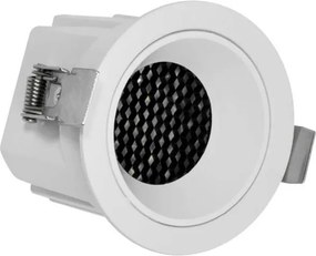 Faro da Incasso Bianco 8W Foro Ø55mm CCT 15°-55° con driver Philips Colore Bianco Variabile CCT
