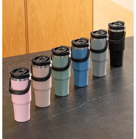 Bottiglia bottiglia da viaggio color salvia in acciaio inox 1 l Eco – Ladelle