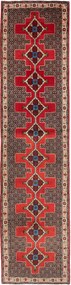 Hamedan Tappeto persiano 100x390 Rosso (Iran) Annodato A Mano