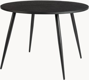 Tavolo rotondo con piano in legno di teak Mo, Ø 110 cm