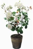 Rose Artificiali con Vaso Altezza 92 cm