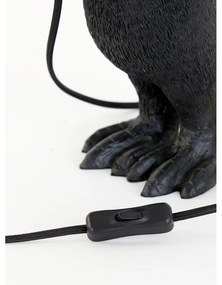 Lampada da tavolo nera (altezza 34 cm) Penguin - Light &amp; Living