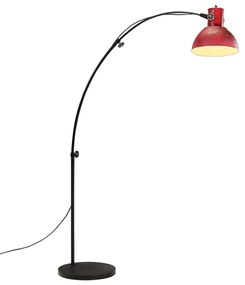 Lampada Da Terra 25 W Rosso Anticato 150 Cm E27 /