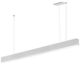 Lampada Lineare LED a Sospensione 55W 150cm bianca con driver Philips