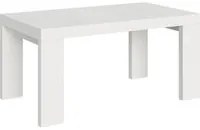 Tavolo Allungabile 160-420x90x77 cm Roxell bianco frassino