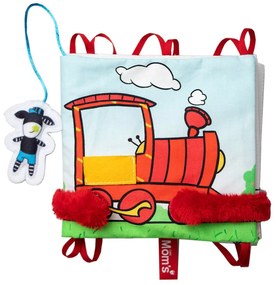 Mom’s Care - Libro sensoriale in tessuto - trenino