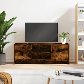 Mobile Tv Rovere Fumo 102x30x37,5 Cm İn Legno Multistrato /