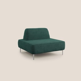 Newton poltrona modulare con schienali movibili T07 verde
