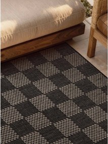 Tappeto da interno/esterno nero/color crema 160x230 cm Haringey Dorothy – Ted Baker