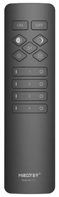 Telecomando 4-Zone Monocolore e CCT con Base Magnetica Colore Nero