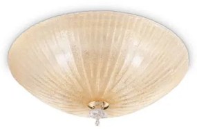 Lampada da soffitto shell pl3 ambra