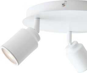 Faretto moderno da bagno bianco 3 luci IP44 - Ducha