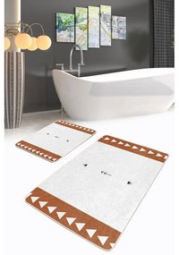 Tappetini da bagno bianchi in set da 2 60x100 cm - Mila Home