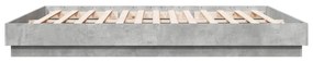 Giroletto grigio cemento 180x200 cm in legno multistrato