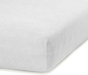 Lenzuolo con angoli bianco in terry 240x220 cm Ruby – Restilo