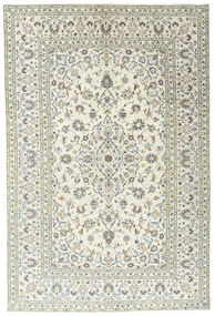Kashan Tappeto 200x300 Beige (Iran) Annodato A Mano