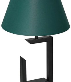 Lampada da tavolo 1xE27/60W/230V 45 cm verde/oro