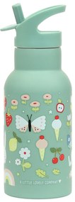 A Little Lovely Company - borraccia in acciaio inox, 350 ml - allegria