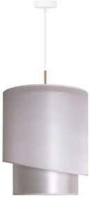 Duolla - Lampadario a sospensione con filo PARIGI 1xE27/15W/230V diametro 40 cm argento/oro