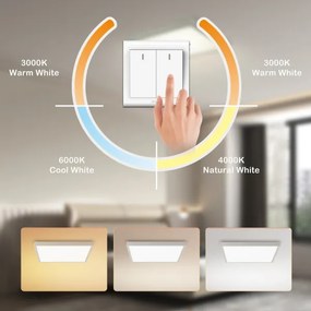 Brilagi - Lampada LED per bagno FRAME LED/50W/230V 3000/4000/6000K 60x60 IP44