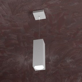 Sospensione Moderna Area Metallo Grigio 1 Luce Gx53 25Cm