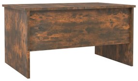 Tavolino da Salotto Rovere Fumo 80x50x42,5 cm Legno Multistrato