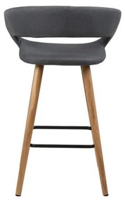 Set di 2 sgabelli da bar grigio scuro Gill - Actona