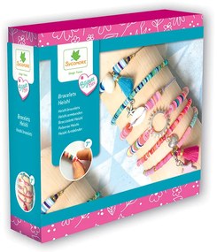 Laboratorio di gioielleria - Braccialetti Heishi - blu e rosa