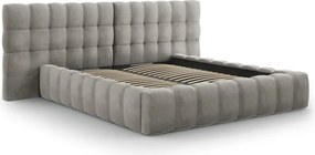 Letto Bali T imbottito in velluto - 180×200 cm
