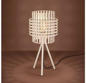 Eglo 390148 - Lampada con piedistallo OLTAMAR 1xE27/40W/230V color crema