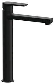 Miscelatore lavabo alto Mariani serie Artic in ottone nero opaco